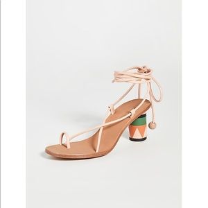 Ulla Johnson Kaya Heel Sandals, NWT